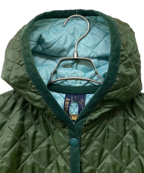LAVENHAM（ラベンハム）LAVENHAM (ラベンハム) CRAYDON キルティングジャケット グリーン サイズ:8の古着・服飾アイテム