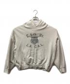 REMI RELIEFレミレリーフ）の古着「L.A.C.A.L. TIGER フーディー」｜ベージュ