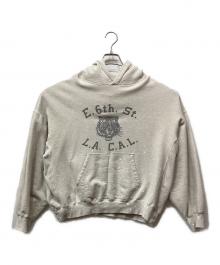 REMI RELIEF（レミレリーフ）の古着「L.A.C.A.L. TIGER フーディー」｜ベージュ