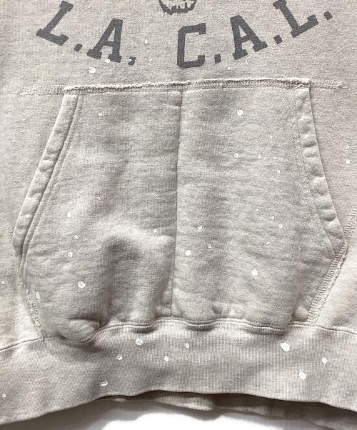 REMI RELIEF（レミレリーフ）REMI RELIEF (レミレリーフ) L.A.C.A.L. TIGER フーディー ベージュ サイズ:Mの古着・服飾アイテム