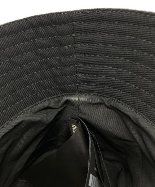 MIU MIU（ミュウミュウ）MIU MIU (ミュウミュウ) ドリルバケットハット ブラック サイズ:58の古着・服飾アイテム