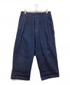 nest Robeネストローブ）の古着「ワイドデニムパンツ」｜インディゴ