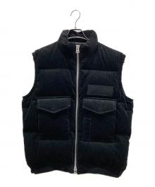 sacai（サカイ）の古着「Corduroy Puffer Vest」｜ブラック