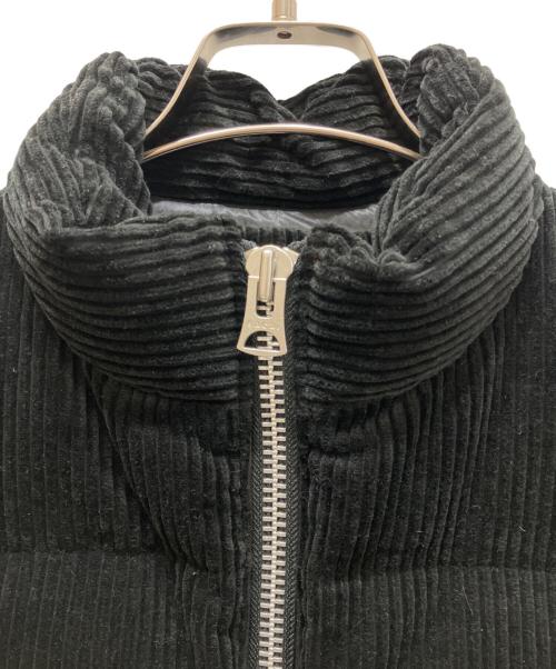 sacai（サカイ）sacai (サカイ) Corduroy Puffer Vest ブラック サイズ:1の古着・服飾アイテム