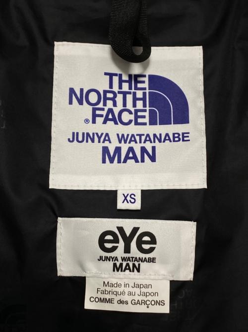 eYe COMME des GARCONS JUNYAWATANABE MAN（アイ コム デ ギャルソン ジュンヤ ワタナベ マン）eYe COMME des GARCONS JUNYAWATANABE MAN THE NORTH FACE (ザ ノース フェイス) ナイロンオックスラミネート2層ジャケット ブラック サイズ:XSの古着・服飾アイテム