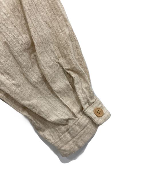 YAECA（ヤエカ）YAECA (ヤエカ) Work shirt coat ベージュ サイズ:Mの古着・服飾アイテム