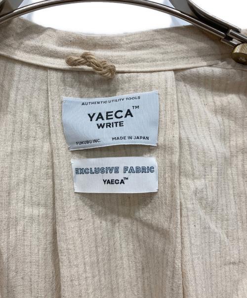 YAECA（ヤエカ）YAECA (ヤエカ) Work shirt coat ベージュ サイズ:Mの古着・服飾アイテム