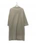evam eva (エヴァムエヴァ) プレスウールロングコート ベージュ サイズ:2：13000円