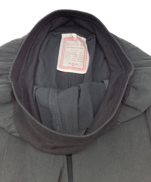 BEARDSLEY（ビアズリー）BEARDSLEY (ビアズリー) ワッシャーパンツ ブラックの古着・服飾アイテム
