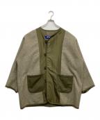 JUNYA WATANABE MANジュンヤワタナベマン）の古着「ウールツイル縮絨×綿エステルタイプライターライナージャケット」｜カーキ