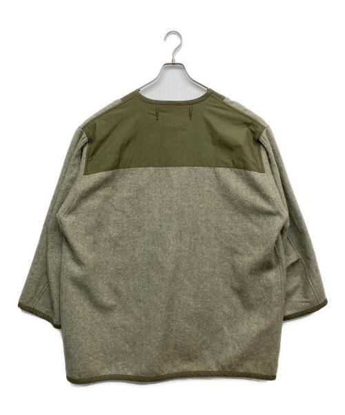 JUNYA WATANABE MAN（ジュンヤワタナベマン）JUNYA WATANABE MAN (ジュンヤワタナベマン) ウールツイル縮絨×綿エステルタイプライターライナージャケット カーキ サイズ:Sの古着・服飾アイテム