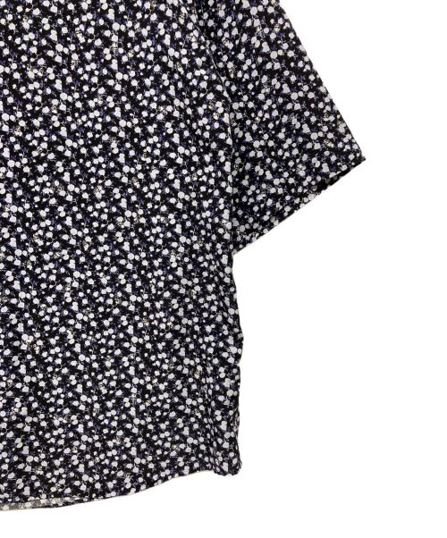 LAD MUSICIAN（ラッドミュージシャン）LAD MUSICIAN (ラッドミュージシャン) SHORT SLEEVE BIG SHIRT DECHINE INKJET SKULL FLOWER ネイビー サイズ:42の古着・服飾アイテム