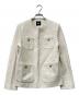 PLST（プラステ）の古着「ツイードジャケット」｜ホワイト