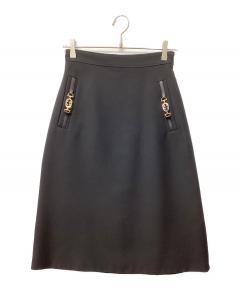 中古・古着通販】GUCCI (グッチ) ジャガード サイドライン プリーツ