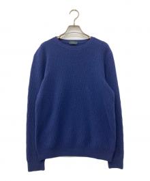 Zanone（ザノーネ）の古着「クルーネックニット」｜ネイビー