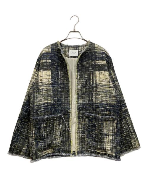 Ameri（アメリ）Ameri (アメリ) LADY LIKE PRINT TWEEDS JACKET マルチカラー サイズ:Sの古着・服飾アイテム