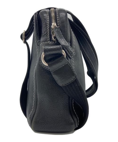 土屋鞄（ツチヤカバン）土屋鞄 (ツチヤカバン) レザーショルダーバッグ ブラックの古着・服飾アイテム