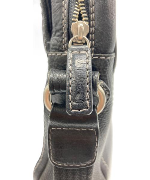 土屋鞄（ツチヤカバン）土屋鞄 (ツチヤカバン) レザーショルダーバッグ ブラックの古着・服飾アイテム