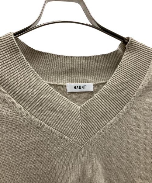 haunt（ハウント）haunt (ハウント) COTTON RINEN VEST ベージュ サイズ:FREEの古着・服飾アイテム