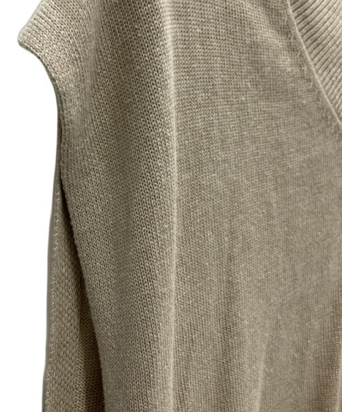 haunt（ハウント）haunt (ハウント) COTTON RINEN VEST ベージュ サイズ:FREEの古着・服飾アイテム