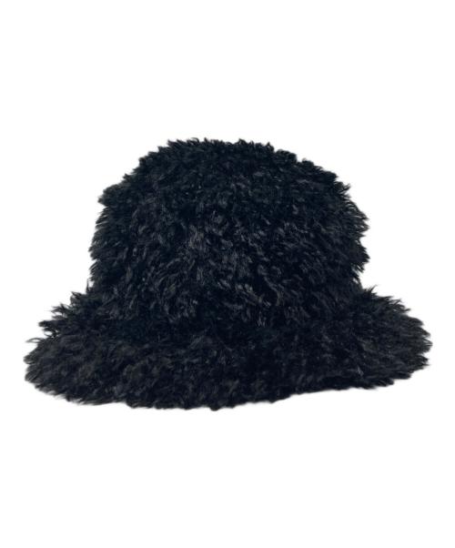 s'yte（サイト）s'yte (サイト) Poudre Fur Circle Hat ブラックの古着・服飾アイテム