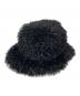 s'yte（サイト）の古着「Poudre Fur Circle Hat」｜ブラック