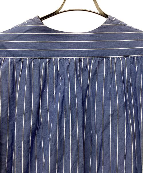 SCYE（サイ）SCYE (サイ) コットンリネンワンピース ブルー サイズ:36の古着・服飾アイテム