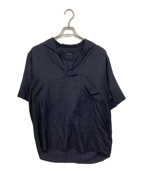 COMOLI（コモリ）COMOLI (コモリ) ウールシルクスキッパースキッパーシャツ ネイビー サイズ:1の古着・服飾アイテム