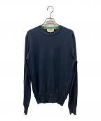 HERMESエルメス）の古着「ウールクルーネックニット」｜ネイビー