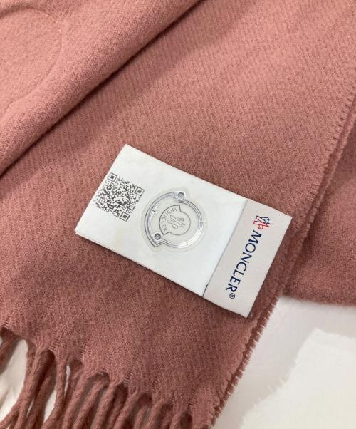 MONCLER（モンクレール）MONCLER (モンクレール) マフラー ピンクの古着・服飾アイテム