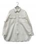 ARPEGE STORY（アルページュストーリー）の古着「BIGデニムシャツ」｜ホワイト