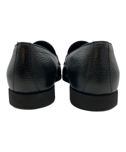 Ferrante（フェランテ）FERRANTE (フェランテ) スクエアチップコインローファー ブラック サイズ:7の古着・服飾アイテム