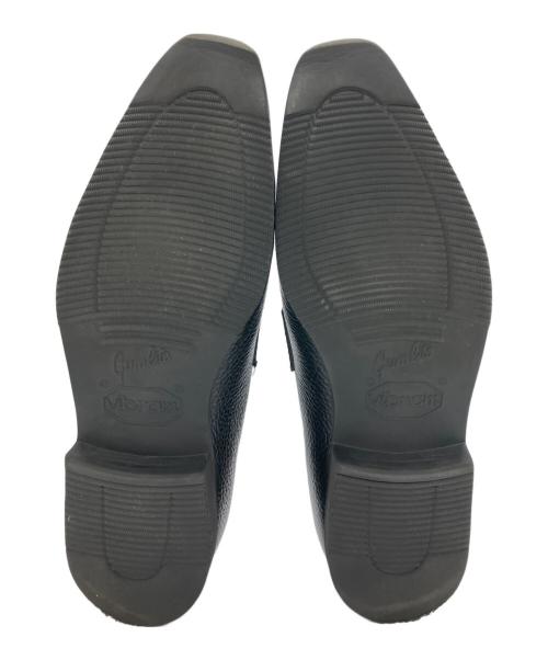 Ferrante（フェランテ）FERRANTE (フェランテ) スクエアチップコインローファー ブラック サイズ:7の古着・服飾アイテム