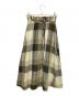 BLUE LABEL CRESTBRIDGE (ブルーレーベルクレストブリッジ) チェックスカート カーキ サイズ:34：5000円