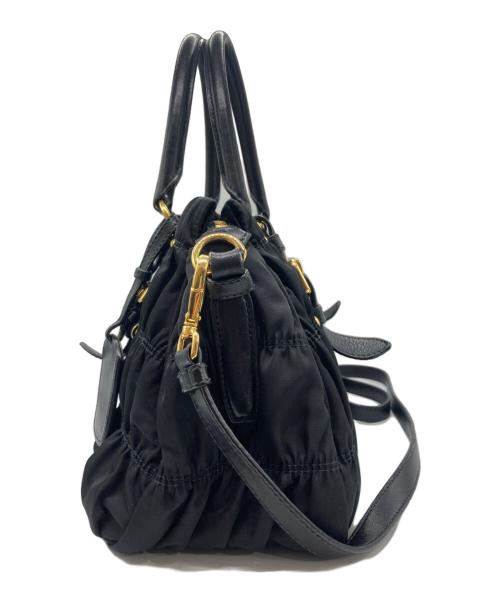 PRADA（プラダ）PRADA (プラダ) 2WAYショルダーバッグ ブラックの古着・服飾アイテム