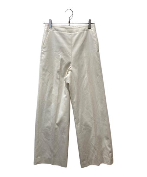 INED（イネド）INED (イネド) Aimeeウール混美脚ワイドパンツ ホワイト サイズ:9の古着・服飾アイテム