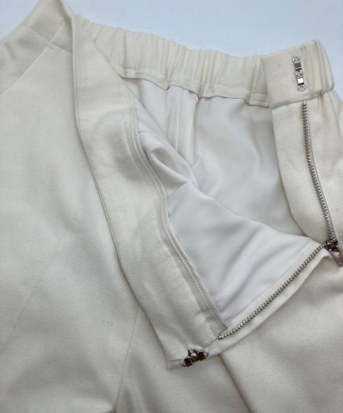 INED（イネド）INED (イネド) Aimeeウール混美脚ワイドパンツ ホワイト サイズ:9の古着・服飾アイテム