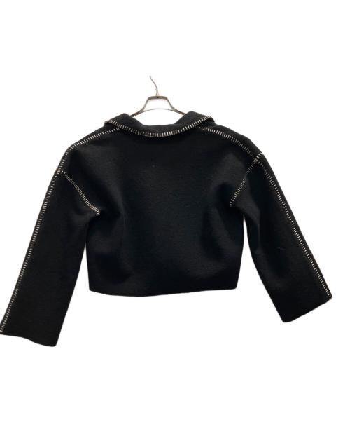 LES COYOTES（レ・コヨーテ）LES COYOTES (レ・コヨーテ) フェルトニット ブラック サイズ:フリー 未使用品の古着・服飾アイテム