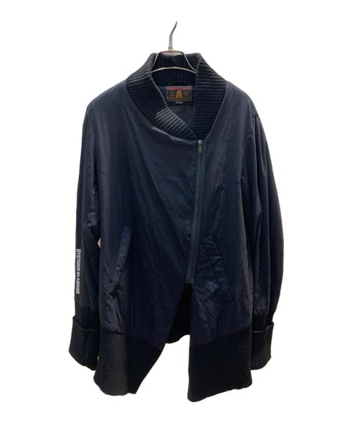 Hysteric Glamour（ヒステリックグラマー）Hysteric Glamour (ヒステリックグラマー) アシメ中綿ジャケット ブラック サイズ:Mの古着・服飾アイテム