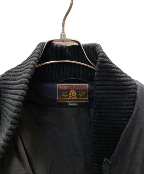Hysteric Glamour（ヒステリックグラマー）Hysteric Glamour (ヒステリックグラマー) アシメ中綿ジャケット ブラック サイズ:Mの古着・服飾アイテム