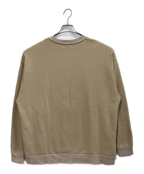 Hysteric Glamour（ヒステリックグラマー）Hysteric Glamour (ヒステリックグラマー) SMILE刺繍 オーバーサイズスウェット ベージュ サイズ:FREEの古着・服飾アイテム