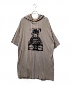 Hysteric Glamourヒステリックグラマー）の古着「BEAR BOOMBOX ワンピース」｜グレー
