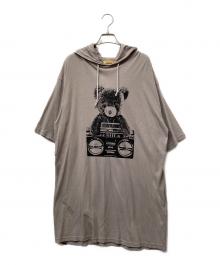 Hysteric Glamour（ヒステリックグラマー）の古着「BEAR BOOMBOX ワンピース」｜グレー