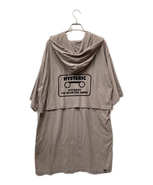 Hysteric Glamour（ヒステリックグラマー）Hysteric Glamour (ヒステリックグラマー) BEAR BOOMBOX ワンピース グレー サイズ:FREEの古着・服飾アイテム
