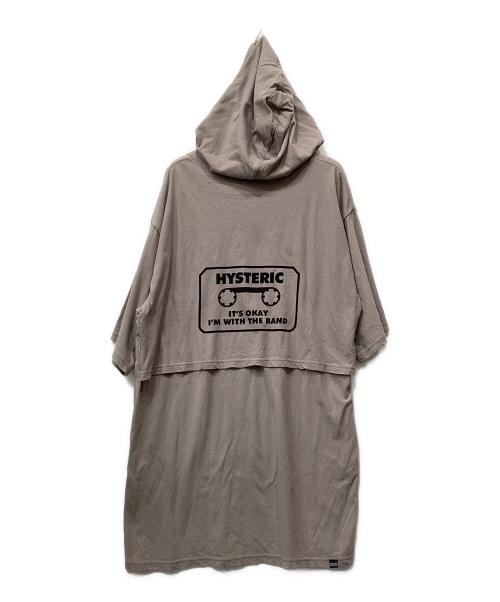 Hysteric Glamour（ヒステリックグラマー）Hysteric Glamour (ヒステリックグラマー) BEAR BOOMBOX ワンピース グレー サイズ:FREEの古着・服飾アイテム