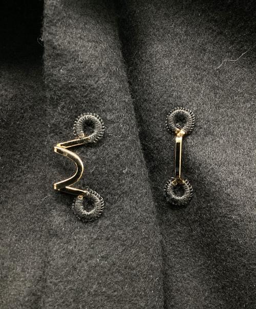 DEUXIEME CLASSE（ドゥーズィエム クラス）DEUXIEME CLASSE (ドゥーズィエム クラス) DEUXIEME CLASSE Wool over コート(ウールオーバーコート) ブラック サイズ:Freeの古着・服飾アイテム