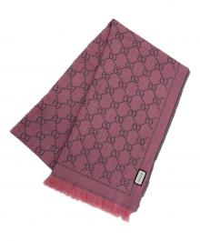 GUCCI（グッチ）の古着「ウールスカーフ」｜ピンク