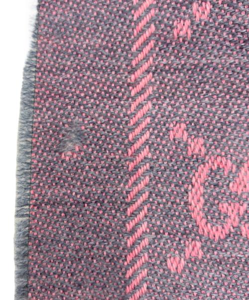 GUCCI（グッチ）GUCCI (グッチ) ウールスカーフ ピンクの古着・服飾アイテム