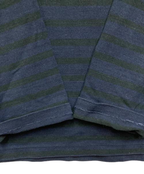 blurhms ROOTSTOCK（ブラームスルーツストック）blurhms ROOTSTOCK (ブラームスルーツストック) バスクシャツ ネイビー サイズ:00の古着・服飾アイテム