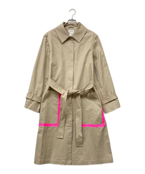 P.A.R.O.S.H（パロシュ）P.A.R.O.S.H (パロシュ) デザインステンカラーコート ベージュ サイズ:Sの古着・服飾アイテム